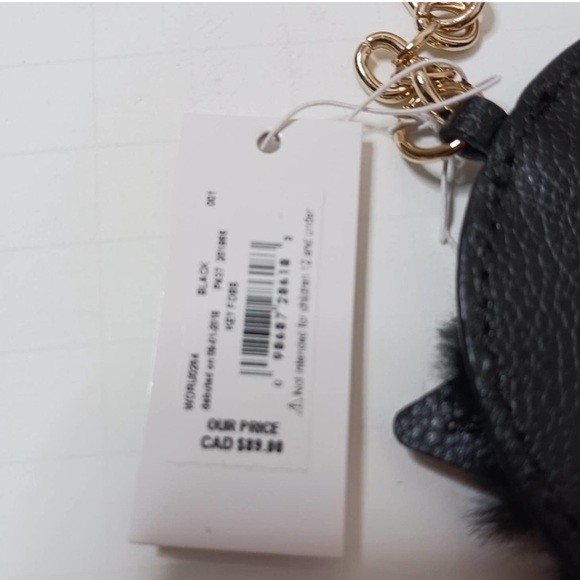 NWT Kate Spade Furry Black Cat Bag
Charm / Keychain Duster Bag - Picture 6 of 7